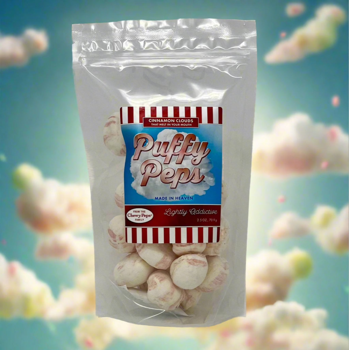 Puffy Peps - Cinnamon - 2.5oz bag - NEW PRODUCT!