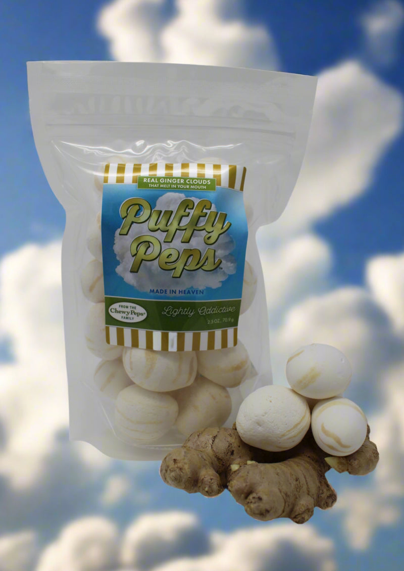 Puffy Peps - Ginger - 2.5oz bag - NEW PRODUCT!