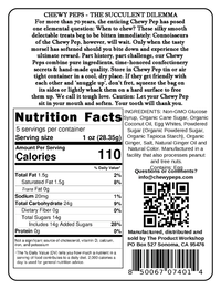 The Original Chewy Peps - Ginger - 5 oz bag