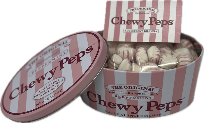 The Original Chewy Peps - Peppermint - 13 oz tin
