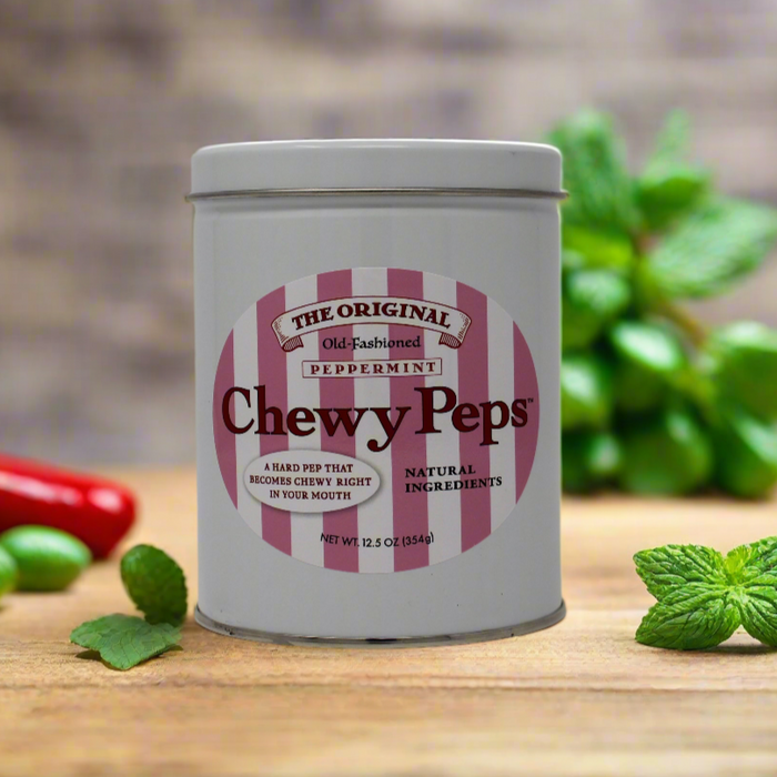 The Original Chewy Peps - Peppermint - 12.5 oz Temporary Tin