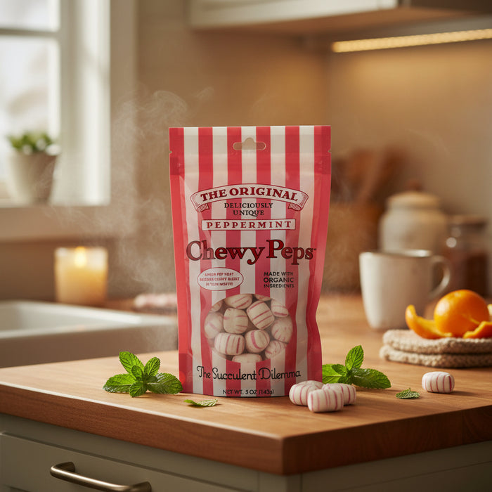 The Original Chewy Peps - Peppermint Candy - 5 oz bag