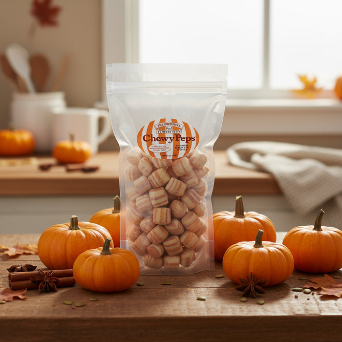 The Original Chewy Peps - Real Pumpkin Spice - 16 oz bag - NEW FLAVOR!