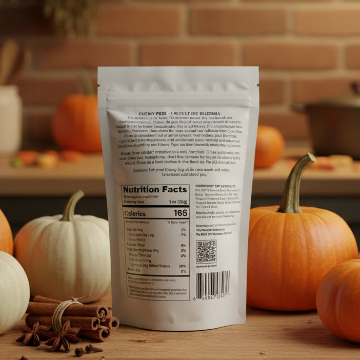 The Original Chewy Peps - Real Pumpkin Spice - 5 oz bag - NEW FLAVOR!